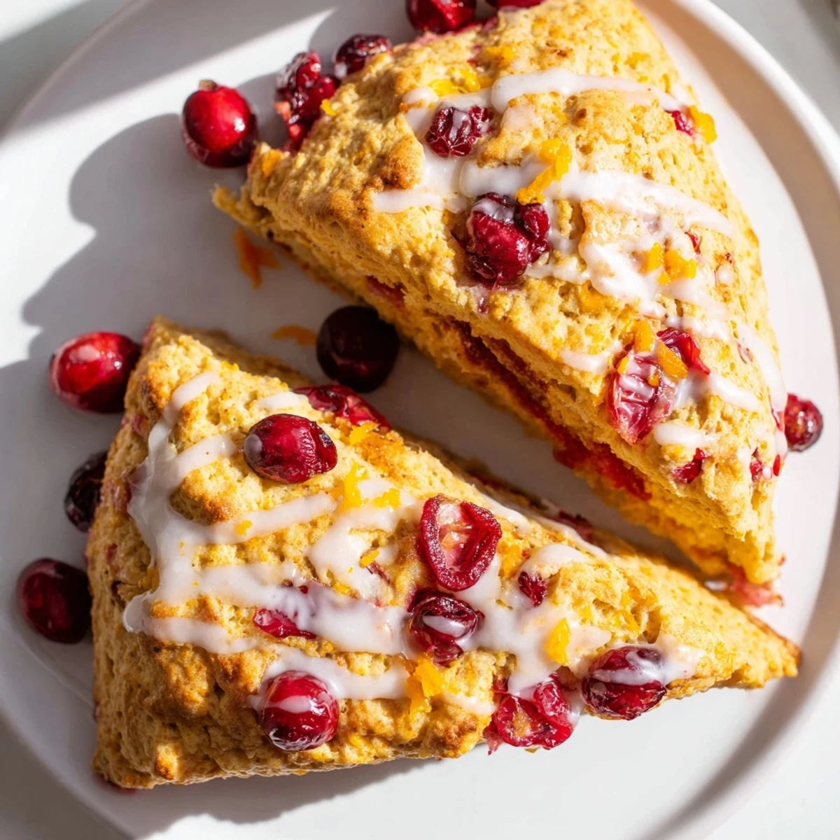 Cranberry Orange Scones Glaze
