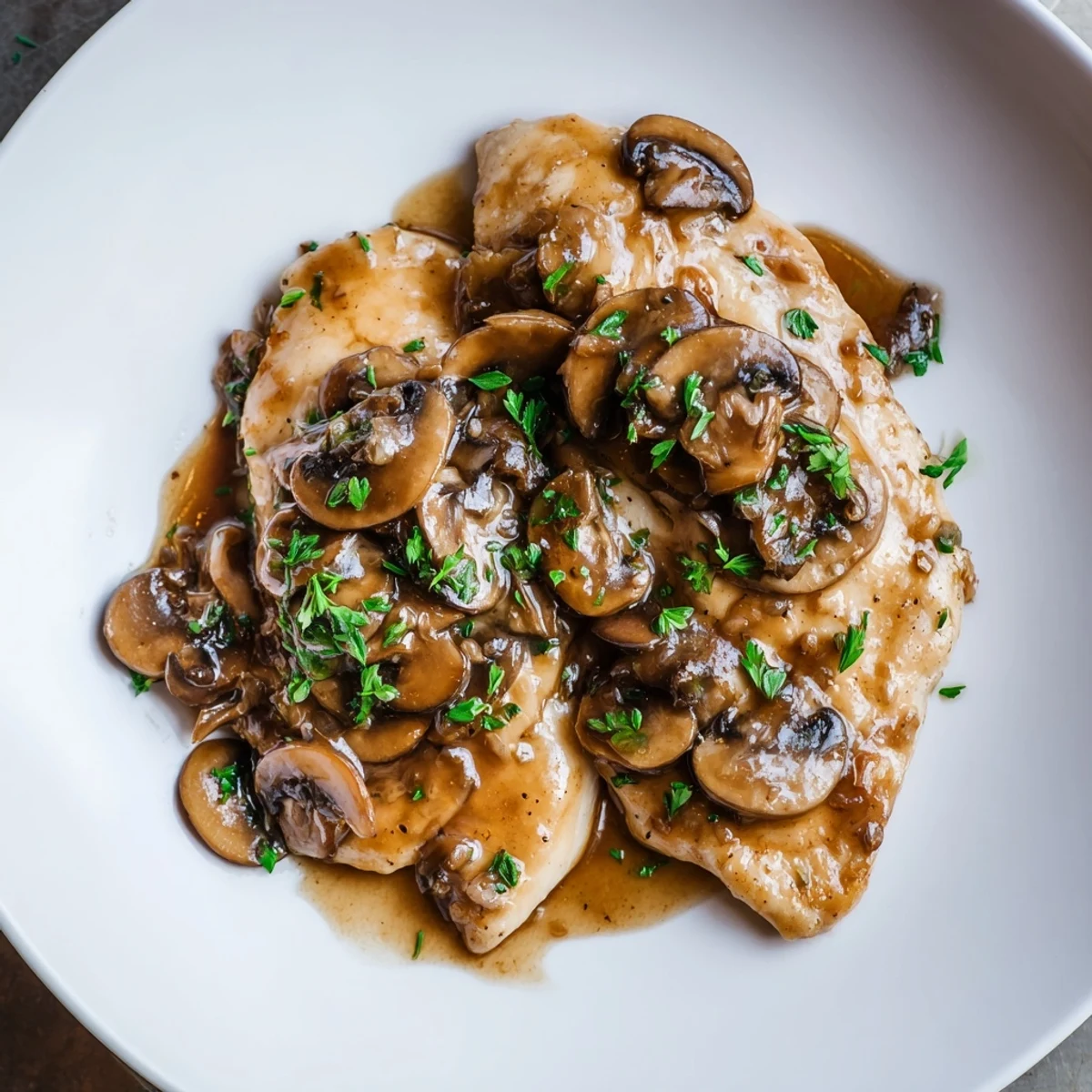 Chicken Marsala with Mushrooms