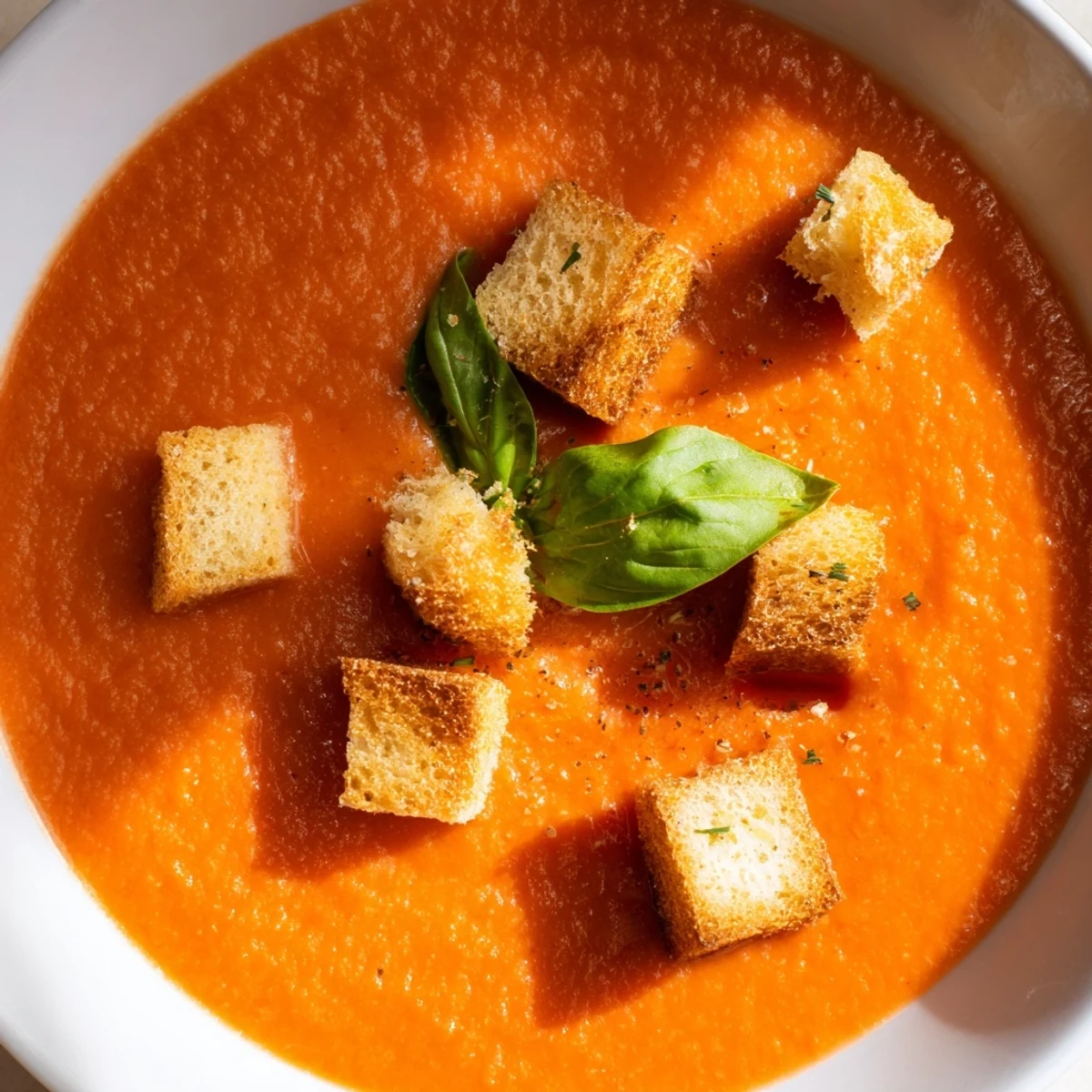 Creamy Tomato Basil Bisque