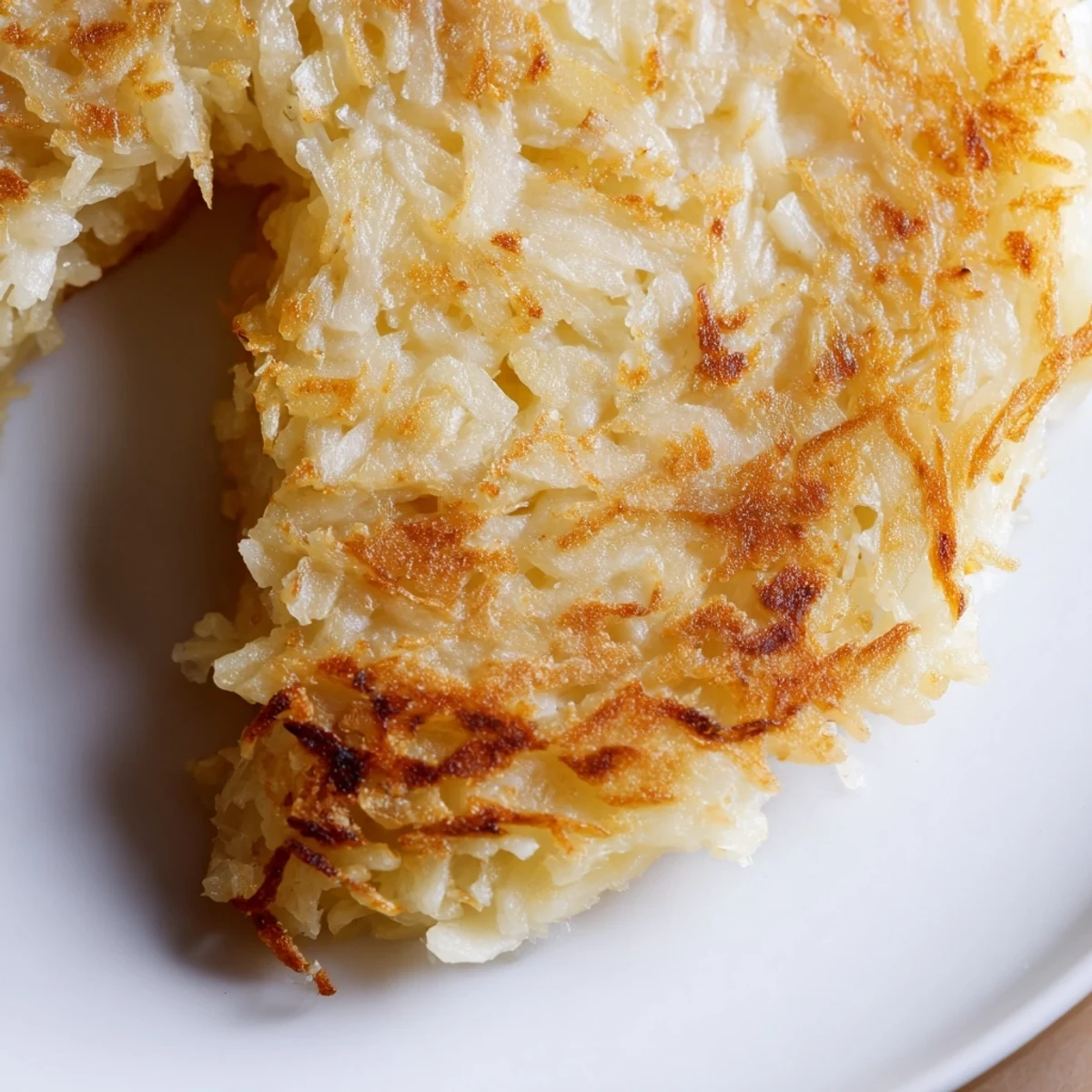 Golden-brown Boxty Irish Potato Pancakes sizzling in a skillet, crispy edges and tender centers, ready to serve with sour cream and chives.  