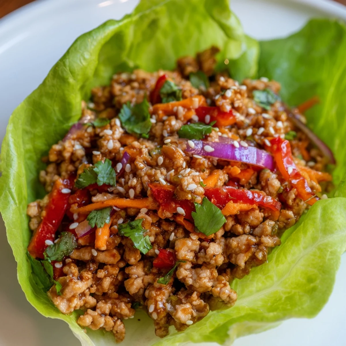 Healthy Ground Turkey Lettuce Bowls
