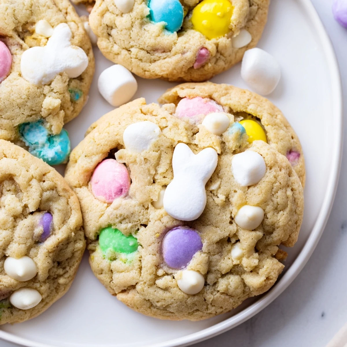 Soft Chewy Easter Bunny Cookies