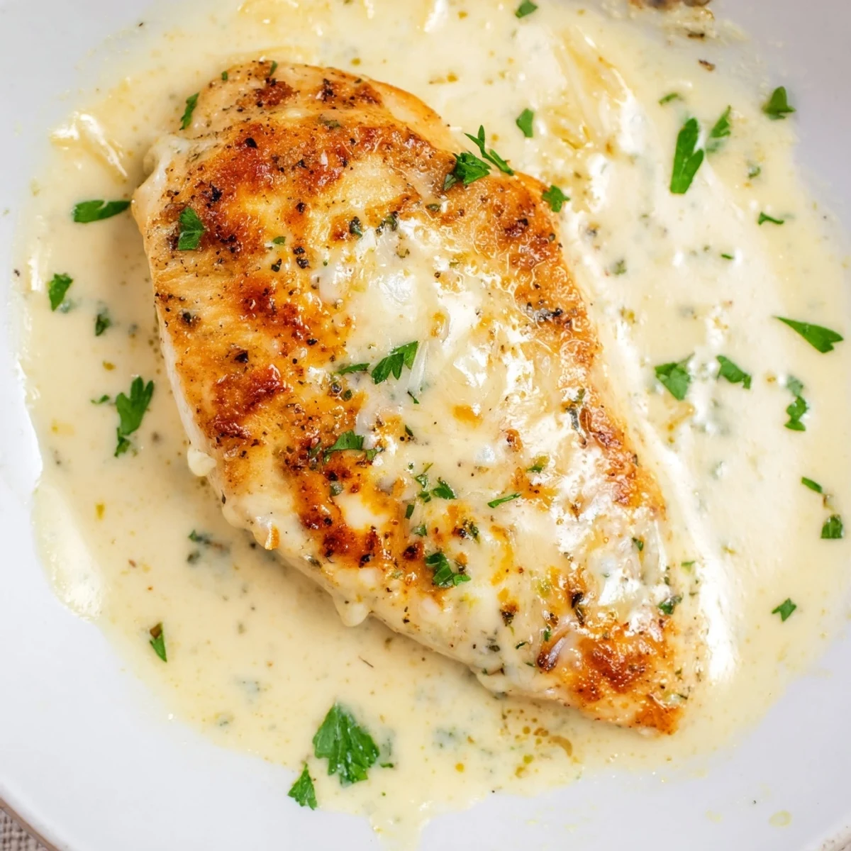 Warm Caesar Chicken Recipe served hot with roasted vegetables and lemon squeeze