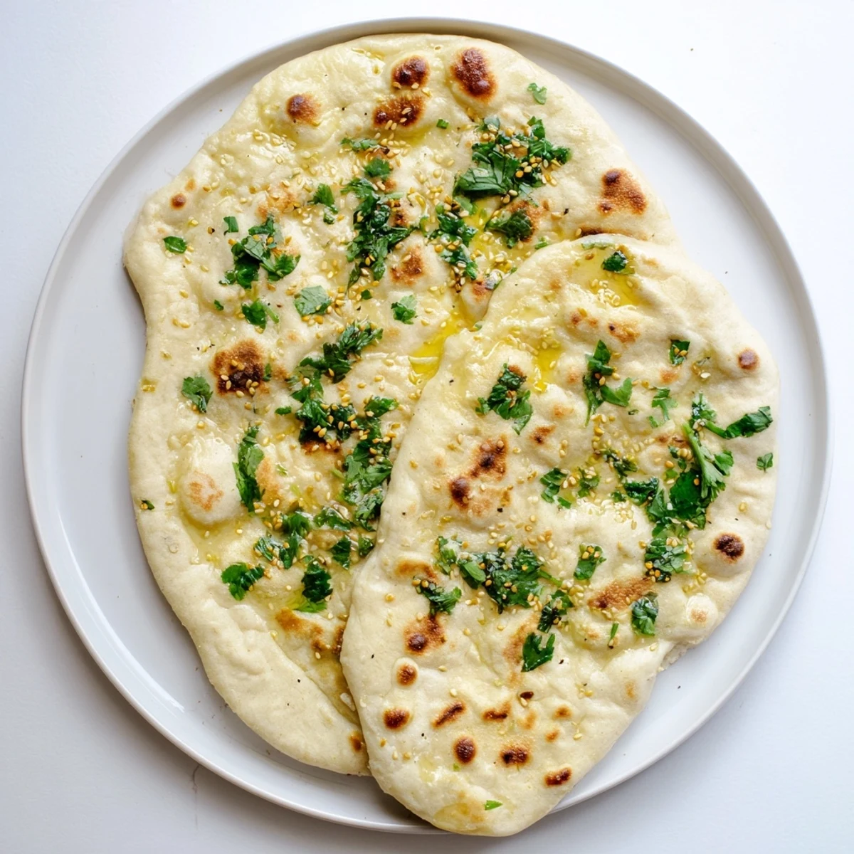 Pillowy soft Indian flatbread made with sourdough discard perfect for scooping curries