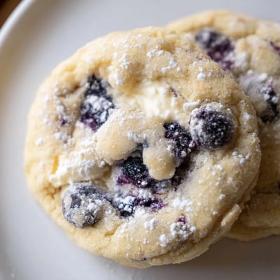 Lemon Blueberry Cheesecake Cookies