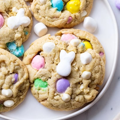 Soft Chewy Easter Bunny Cookies